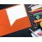 Better Office Products 2 Pocket Heavyweight Plastic Folder Portfolio, Letter Size, Orange, 24PK 86517 - alternate 3